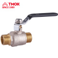 Factory Supplier Two Way Brass Ball Valve 600 Wog Full Bore BSP Long Life Full Port Long Level Iron Handle Brass Ball Valve